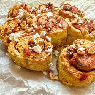 Sun-Dried Tomato & Pumpkin Biscuit Rolls