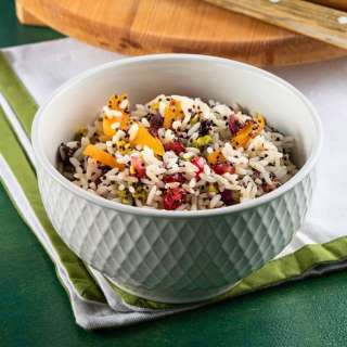 Black Quinoa and Rice Salad with Fruits & Nuts