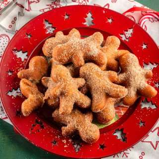 Gingerbread Christmas Donuts