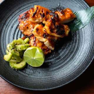 Whole Young Chicken with Cucumbers