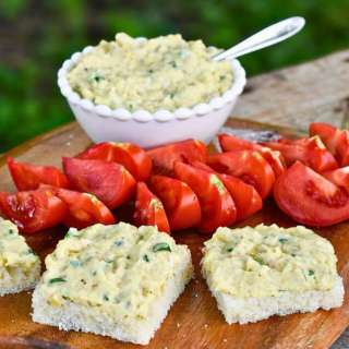 Romanian Eggplant Salad (w/ Mayonnaise)