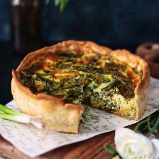 Cheese & Spinach Quiche