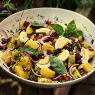 Oriental Salad: Classic Romanian Potato & Egg Salad