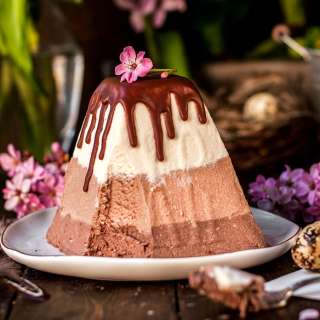 Triple Chocolate Cheese Paskha