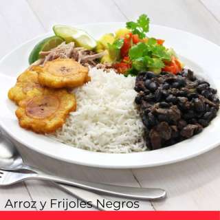Arroz con Frijoles Negros (Cuban Rice and Beans)