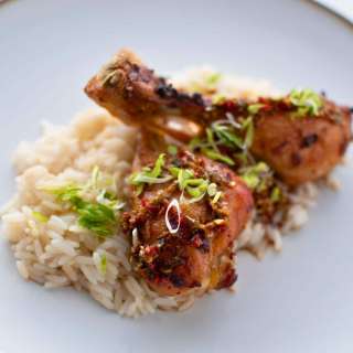 Marinated Chicken Drumsticks with Honey, Garlic & Soy Sauce