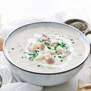 Homemade Ham and Potato Soup Recipe