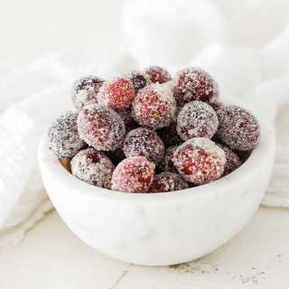 Easy Sugared Cranberries Recipe