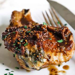 Bone In Stuffed Pork Chops Recipe