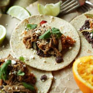 Mojo Pork Tacos Recipe with Mexican Rice