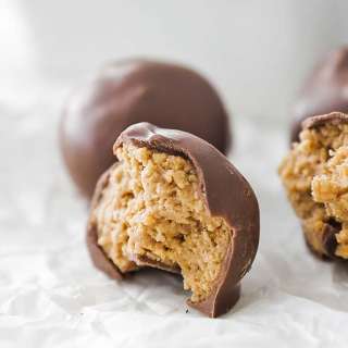 Homemade Chocolate Peanut Butter Balls Recipe