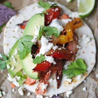 Baked Salmon Fajitas Recipe