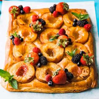 Homemade Peach Tart Recipe