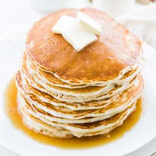 Homemade Buttermilk Pancakes Recipe