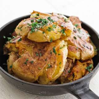 Crispy Smashed Potatoes Recipe