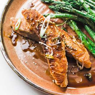 Bourbon Glazed Salmon Recipe