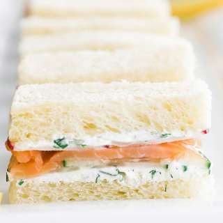 Smoked Salmon Tea Sandwiches