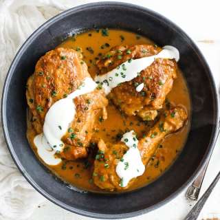 Hungarian Chicken Paprikash Recipe (csirkepaprikás)