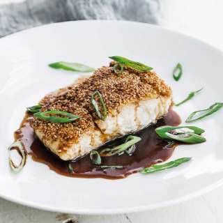 Halibut Recipe with Honey-Soy Glaze