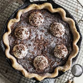 Homemade Chocolate Chess Pie Recipe