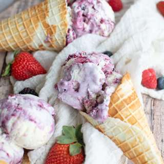 Berry No-Churn Ice Cream Recipe