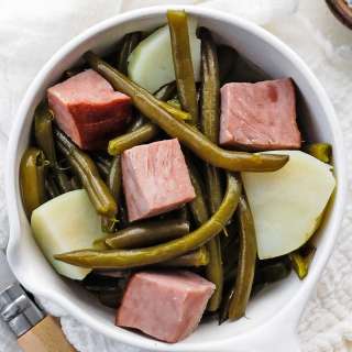 Ham Green Beans and Potatoes Stew