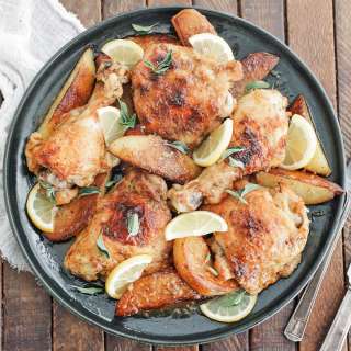 Greek Lemon Chicken and Potatoes