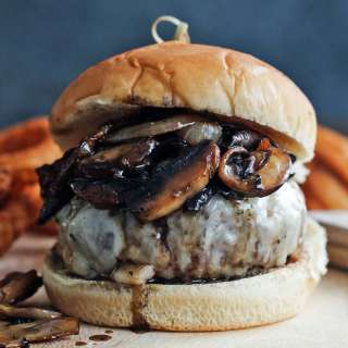 Mushroom Swiss Burger