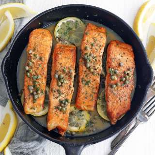 Salmon Piccata