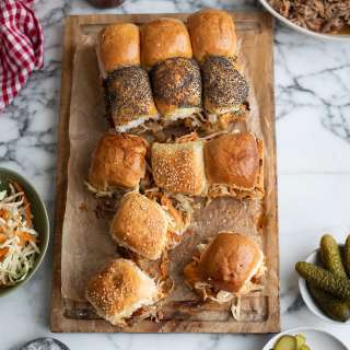 Instant Pot Ginger Beer Pulled Pork Sliders
