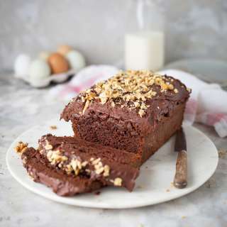 Beetroot chocolate cake with a fluffy chocolate buttercream frosting