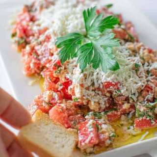 EASY TOMATO FETA DIP