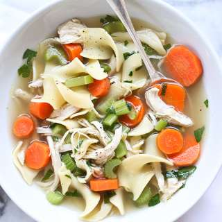 THE BEST Homemade Chicken Noodle Soup