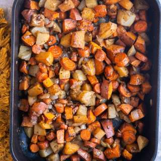 Balsamic Roasted Root Vegtables