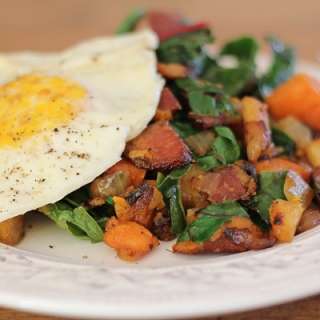 Sweet Potato & Chard Hash