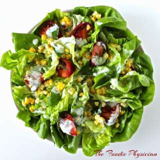 Butter Lettuce Salad with Buttermilk Herb Dressing
