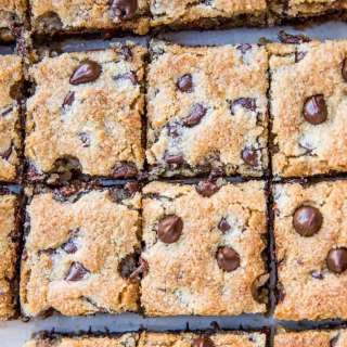 Keto Chocolate Chip Cookie Bars