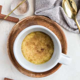Keto Snickerdoodle Mug Cookie