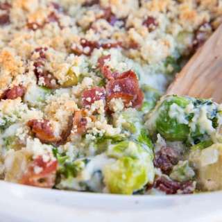 Creamy Brussel Sprout Casserole