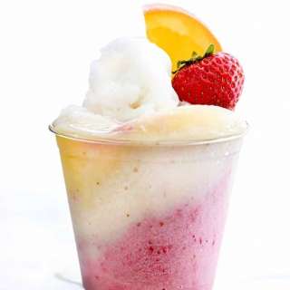 Creamy Tropical Fruit Slushies