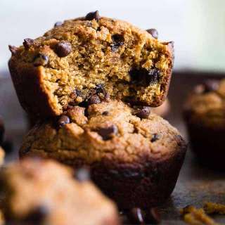 Healthy Gluten Free Sweet Potato Muffins with Chocolate Chips