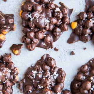 Chocolate Covered Chickpeas
