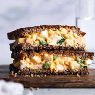 Healthy Egg Salad Grilled Cheese Sandwich