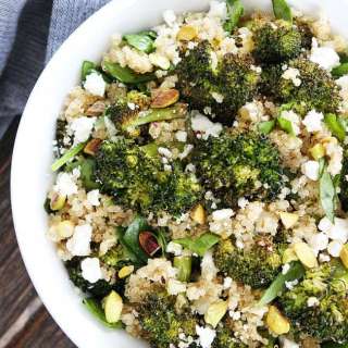 Roasted Broccoli Quinoa Salad