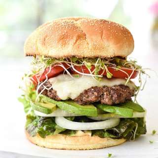 California-Style Bison Burger