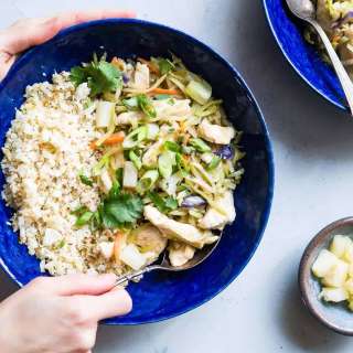 Thai Pineapple Paleo Chicken Curry with Coconut Milk