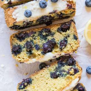 Paleo Lemon Blueberry Bread