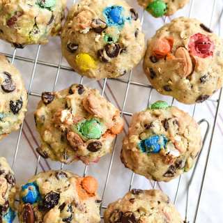 Loaded Monster Cookies