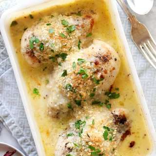 Cheesy Mustard Baked Chicken