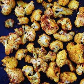 Tumeric Roasted Cauliflower